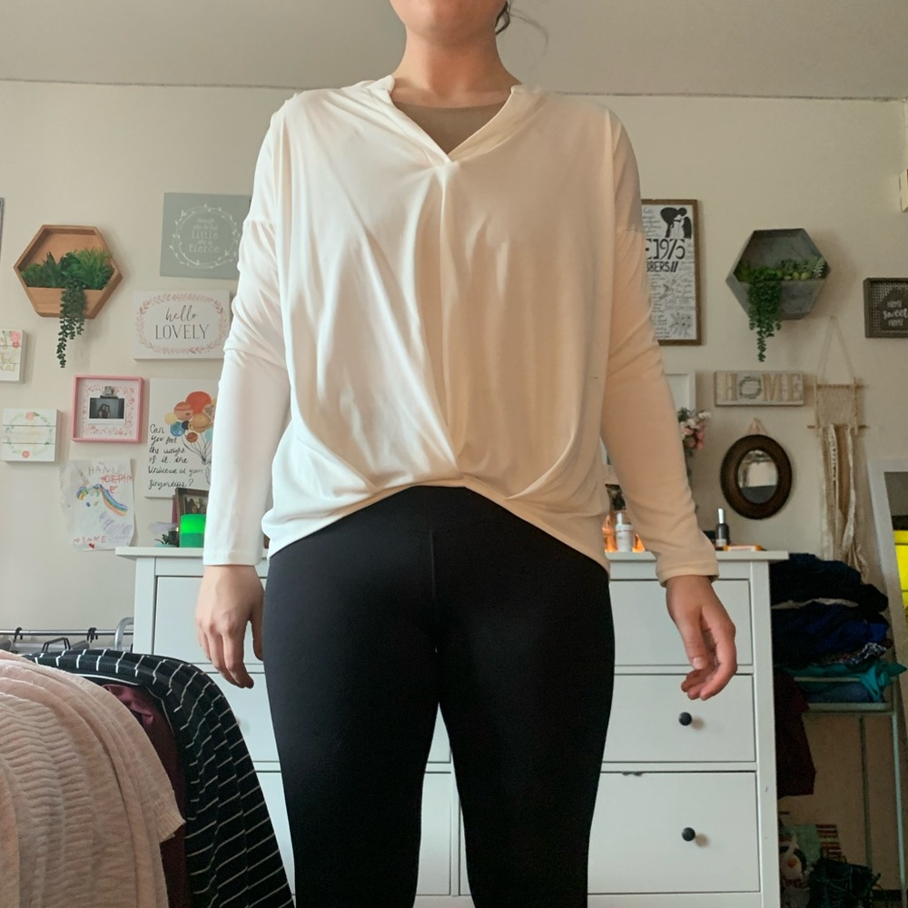 Bright White Blouse